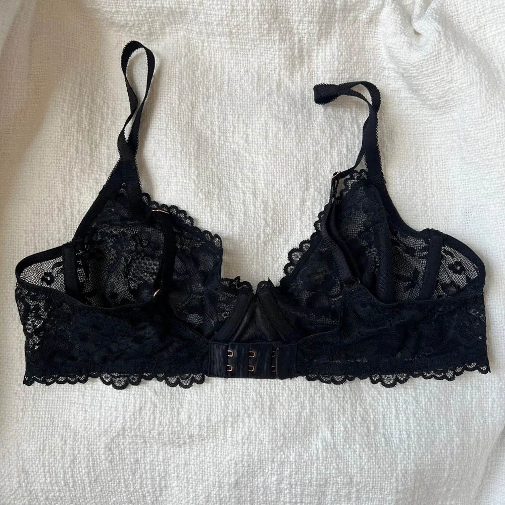 Savage x Fenty Floral Lace Unlined Bra size 36B - Picture 6 of 11